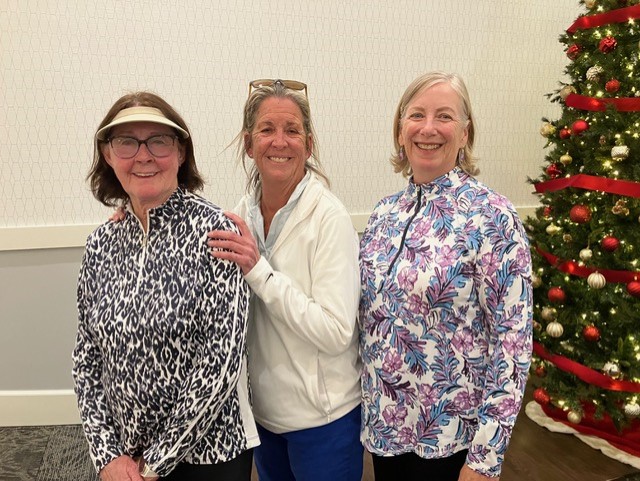 1st Place - Sharon Bowditch, 2nd Place - Mary Perry and 3rd Place - Mary Figgis